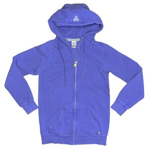 TNA Aritzia Women's Small Purple Fleece Boyfriend Hoodie Full Zip Long Sleeve